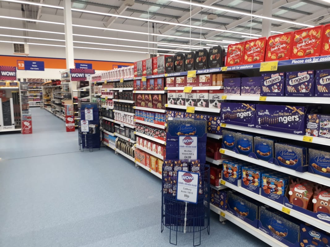 B&M Spalding - Westlode Street sells a huge range of big brand confectionery, from Cadbury to Mars and much more in between.
