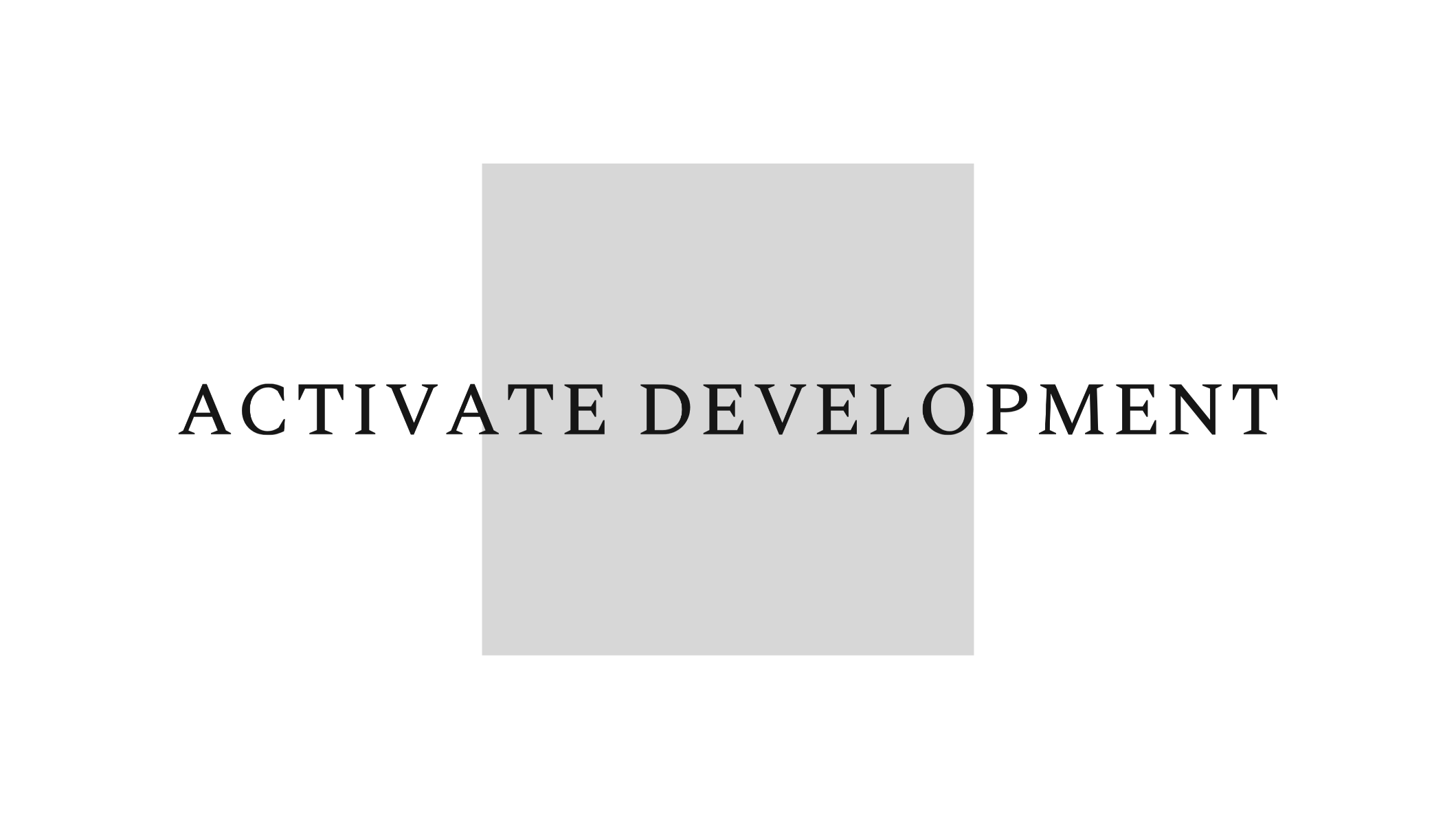 Images Activate Development