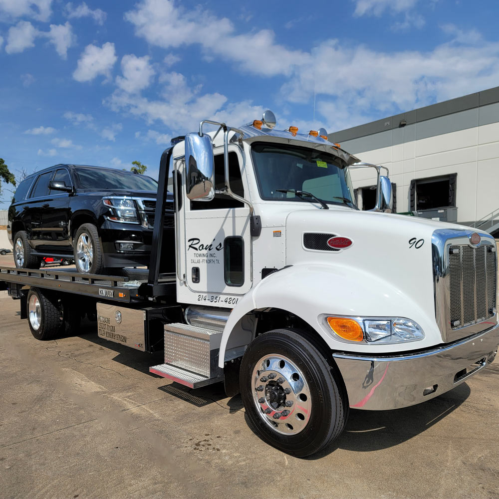 Rons Towing Flatbed Towing Service Dallas