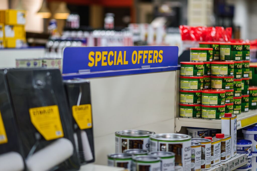 Image of special offers in-branch stock