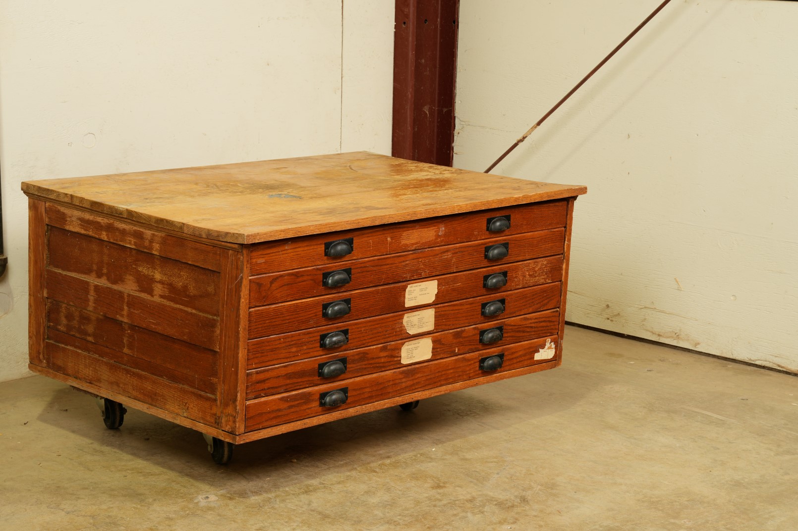 Map FIle Cabinet Before - Angled View