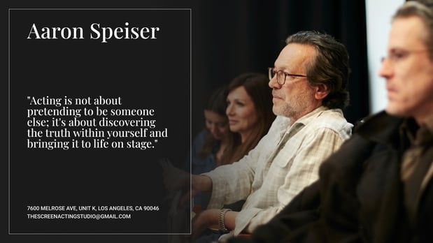 Images Aaron Speiser - The Screen Acting Studio
