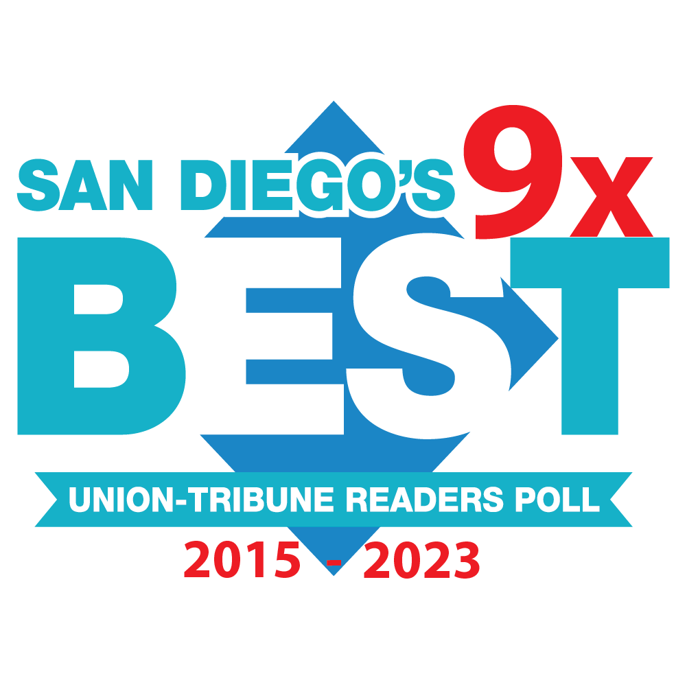 Voted San Diego's Best Storage Company for 9 years in a row!