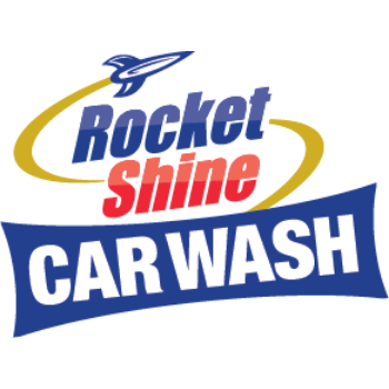 Rocket Shine Car Wash Logo
