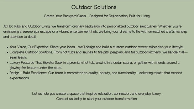 Images Hot Tubs and Outdoor Living