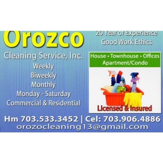 Orozco Cleaning Service, INC. Logo
