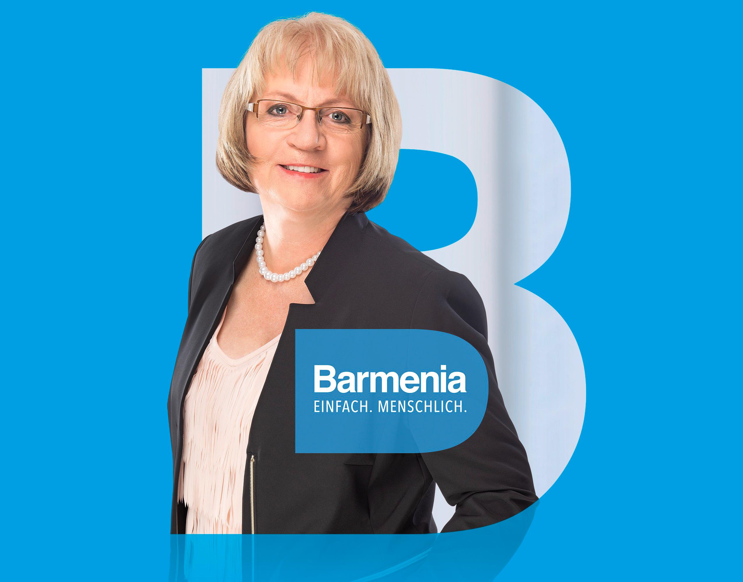 Brigitte Lampe. Ihre Ansprechpartnerin für die Barmenia Versicherung in Langenorla.