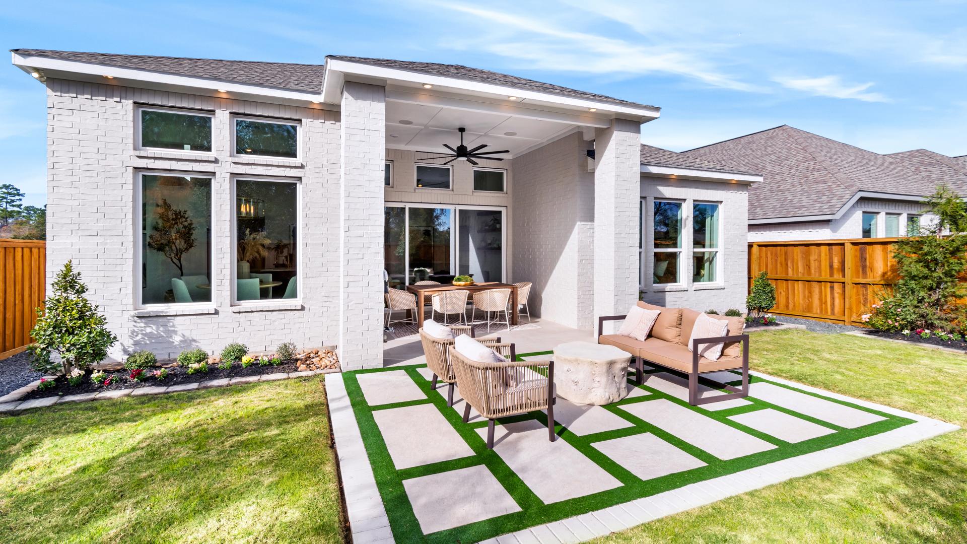 Expansive backyards for indoor and outdoor entertaining