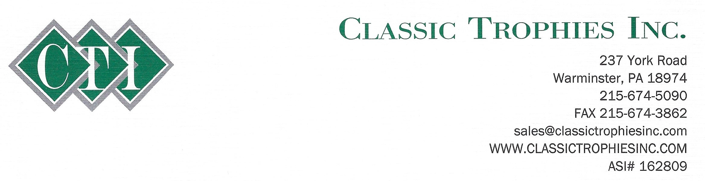 Classic Trophies, Inc.