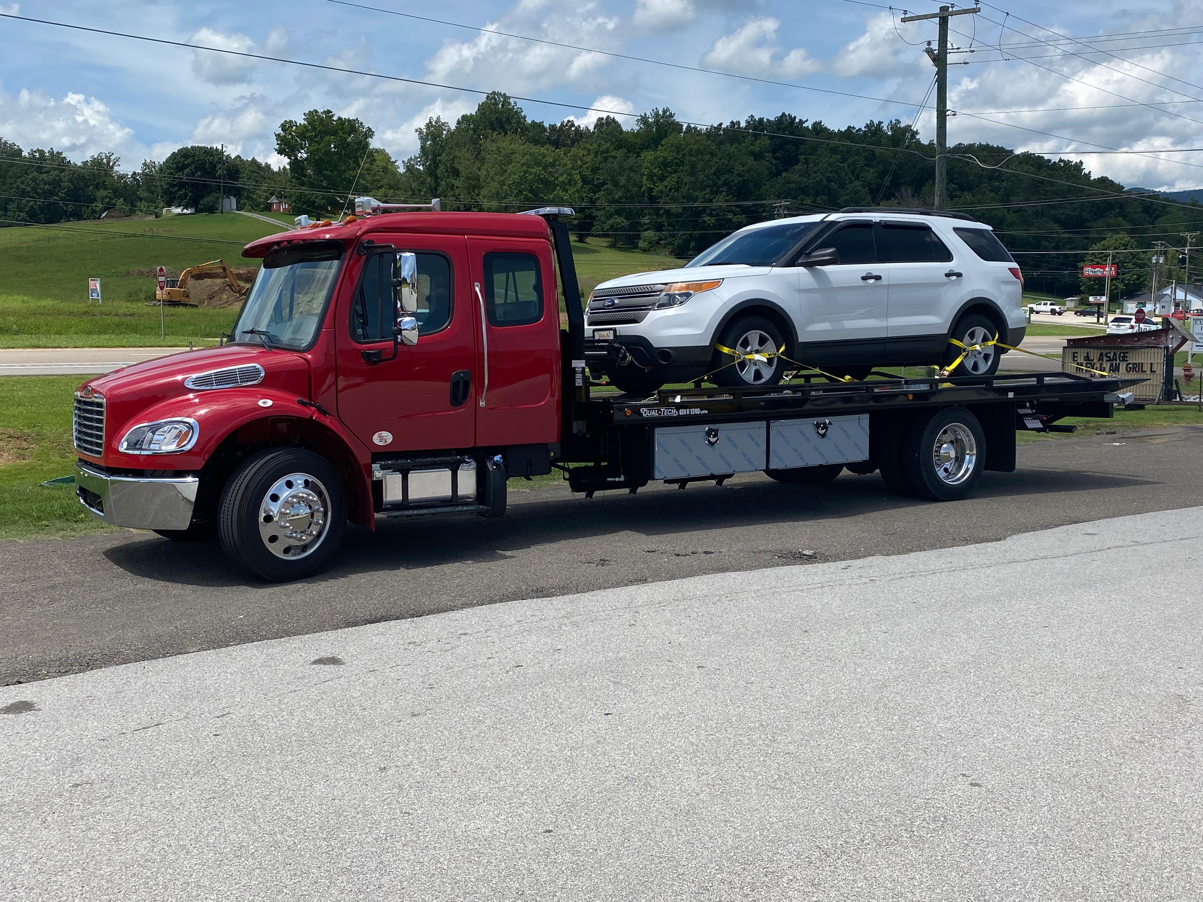 Call for emergency towing or roadside assistance!