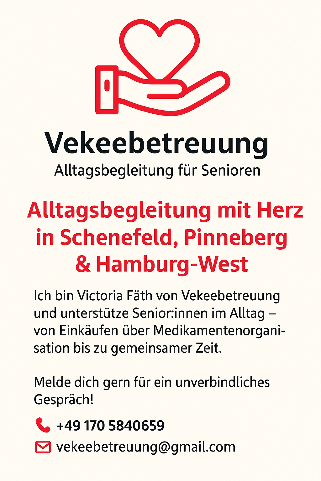 Vekee Betreuung, Bogenstr. 85 in Schenefeld