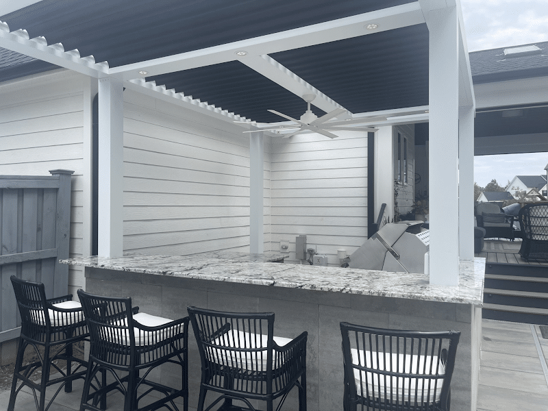 Outdoor kitchen - Premier Custom Deck Builder In Raleigh, NC