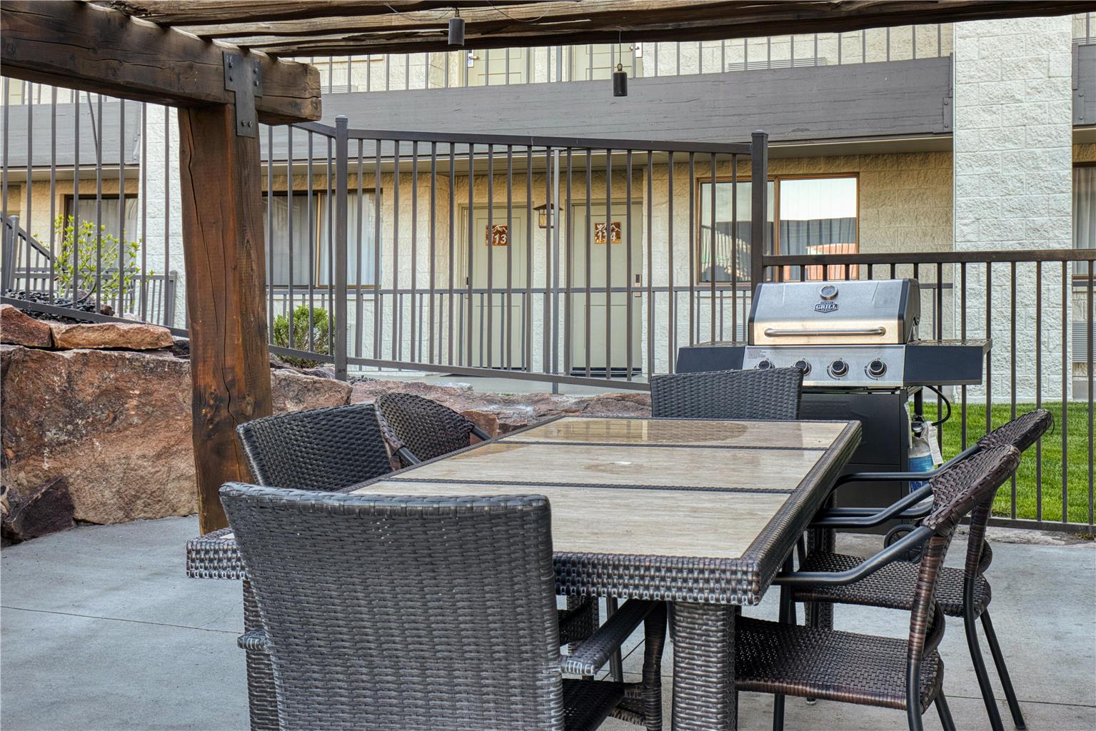 BBQ in Pool Area