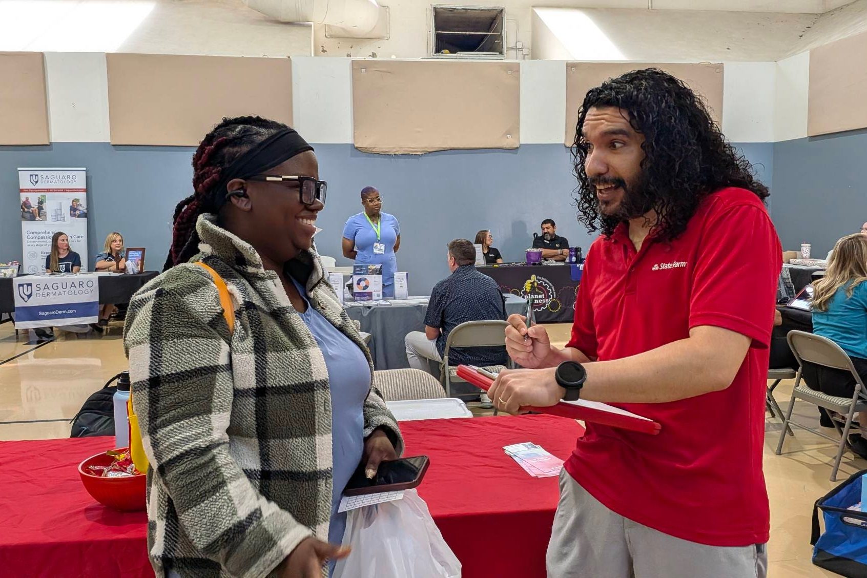 State Farm Agent Mauricio Leon-Risemberg is out talking to people about their insurance. Make sure to catch him at the next event, and he will help answer all of your questions!