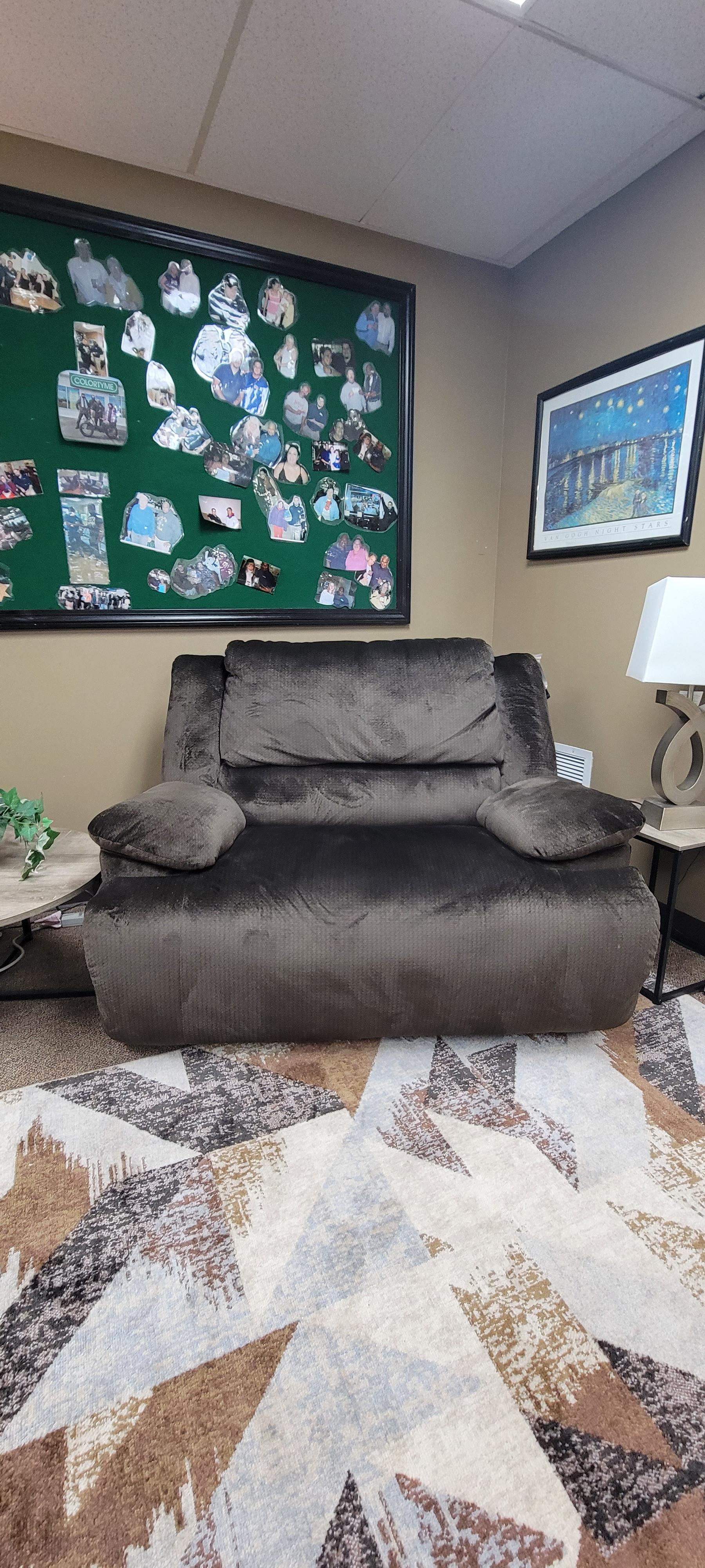 This recliner has enough for 2