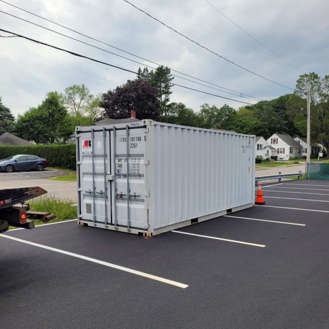 Abco Rental & Storage, Inc. provided a 20’ storage container rental to a business in South Portland, 
