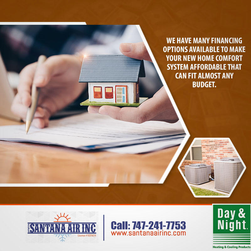 Call Santana Air Inc to learn more about our financing options in Pacoima, CA
