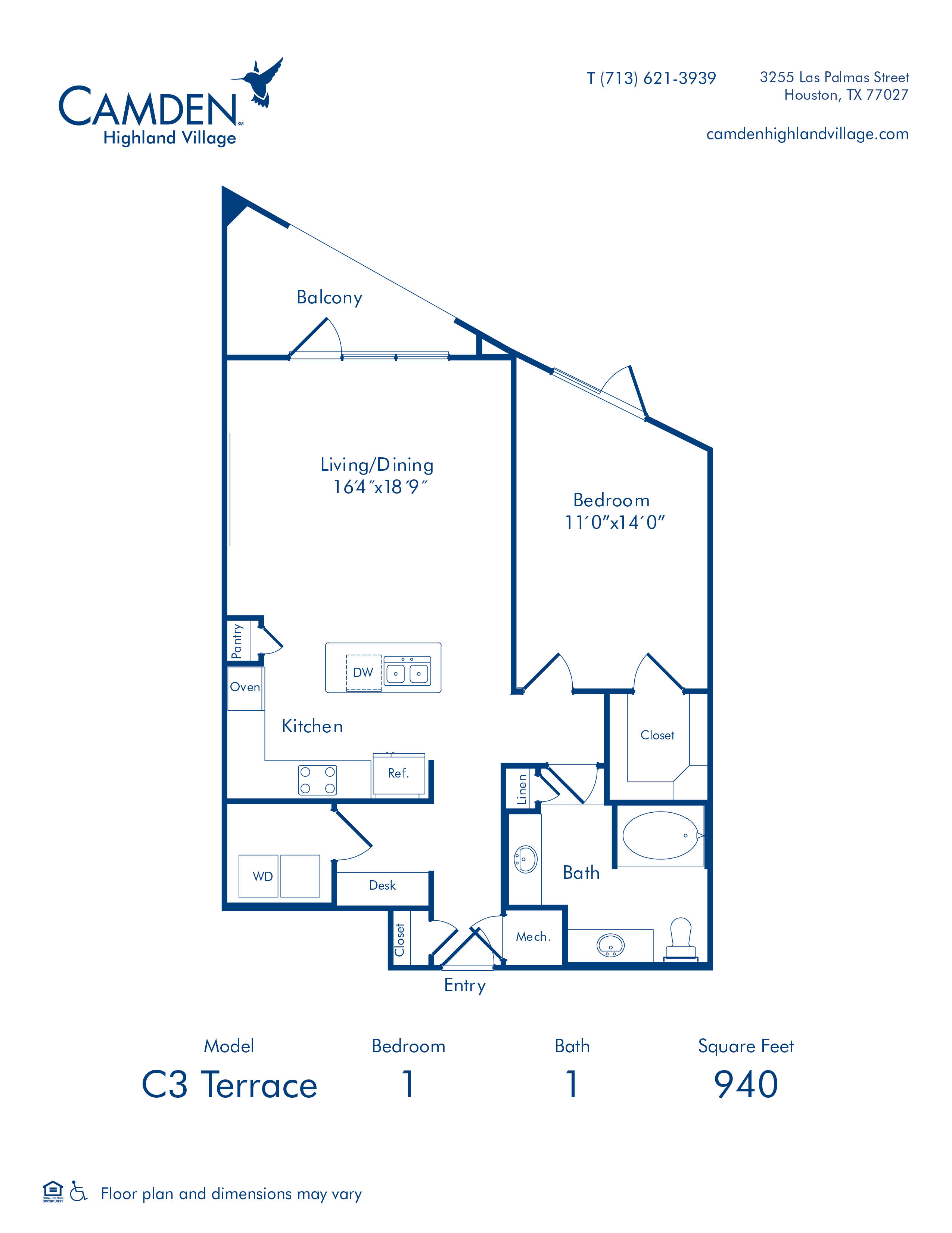 Camden Highland Village Apartments and Townhomes Photo