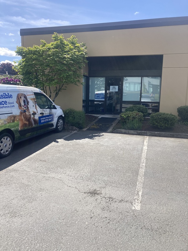 Invisible Fence parking in Redmond, WA
