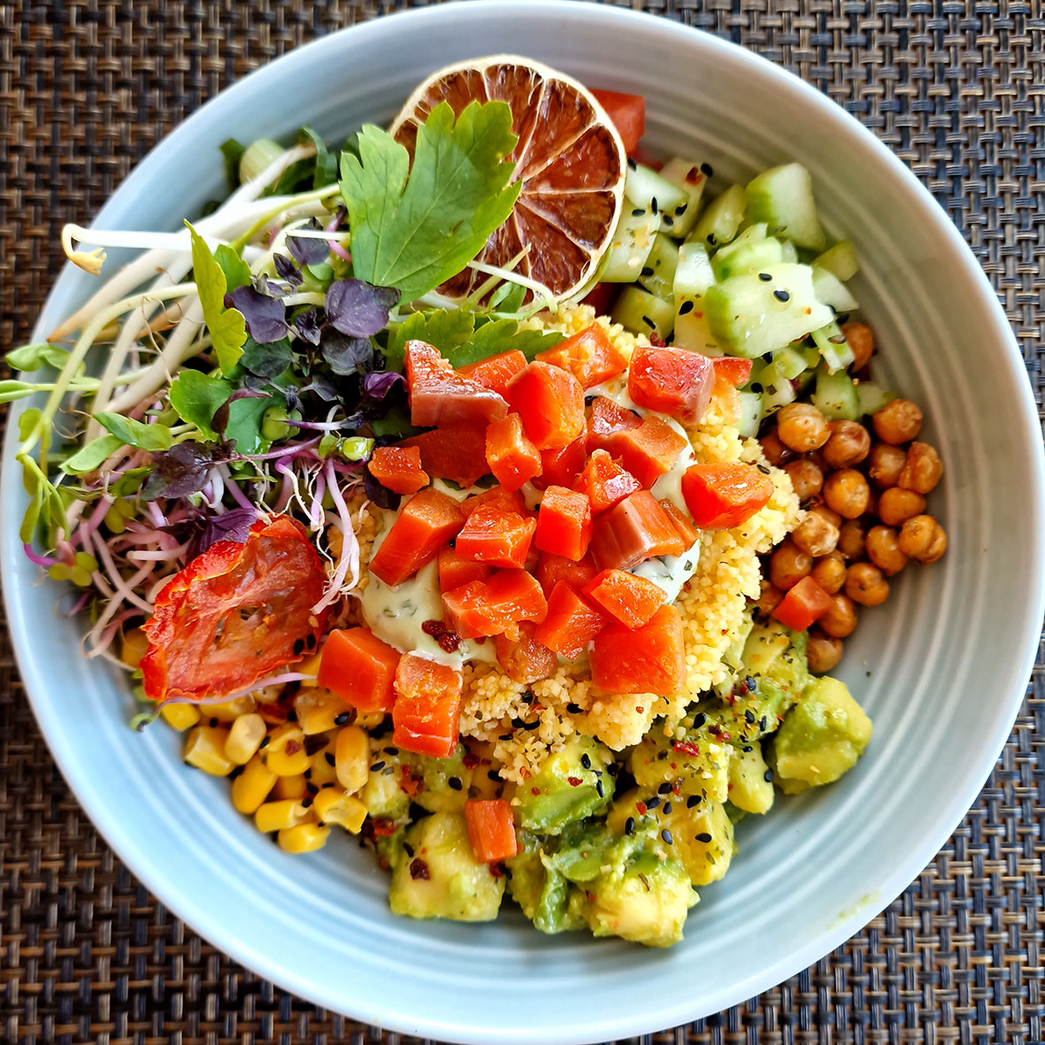 Orientalische Salatbowle