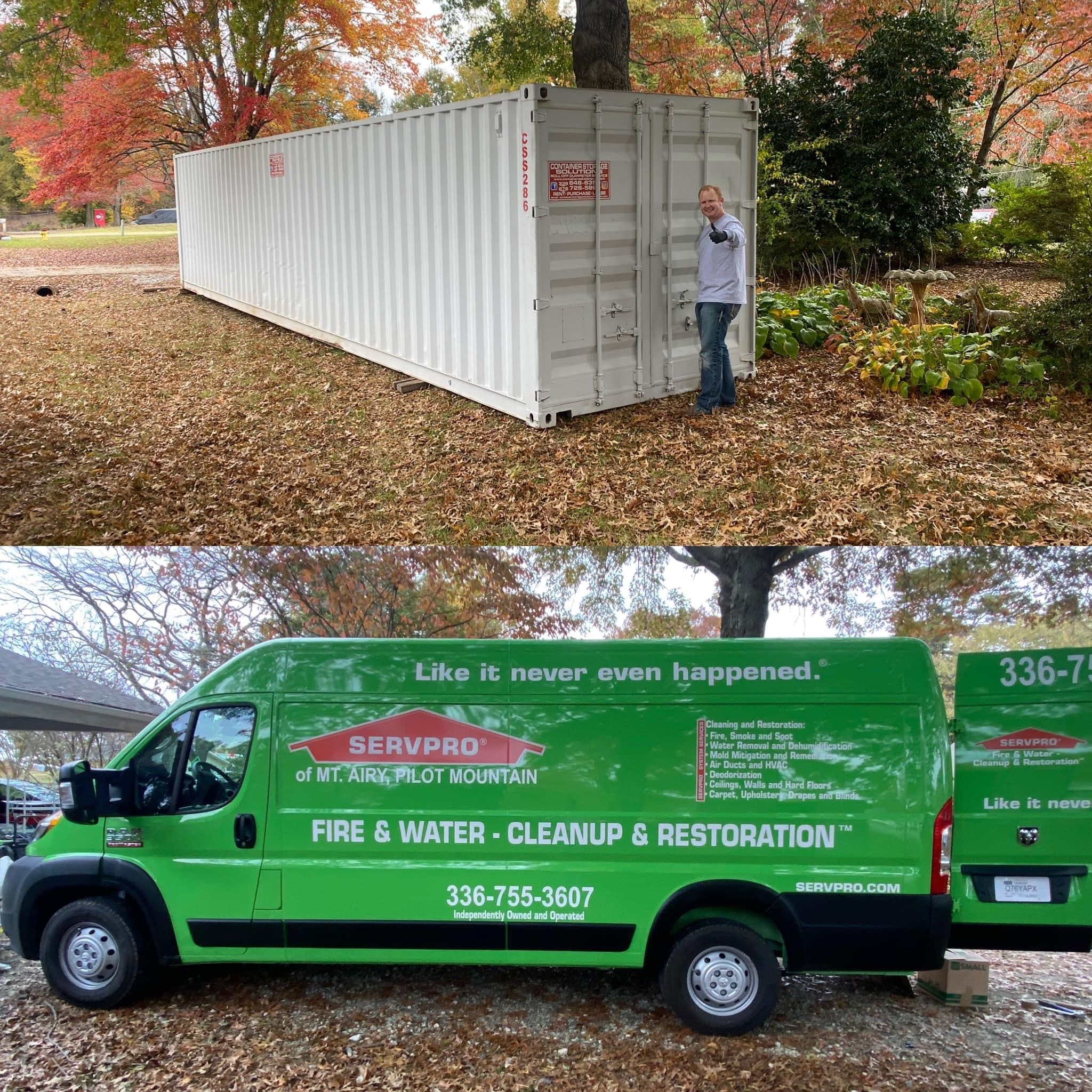 We offer pack out services during your restoration process.