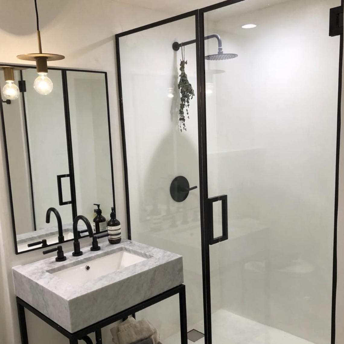 A&S GLASS AND MIRROR- bathroom glass