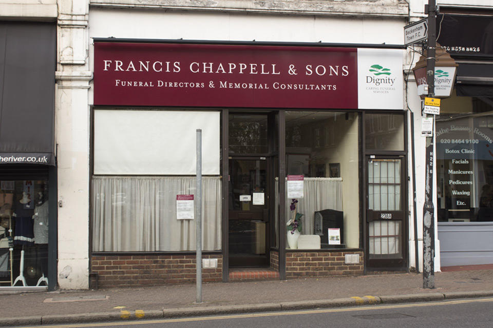 Francis Chappell & Sons Funeral Directors Beckenham 020 8650 0304