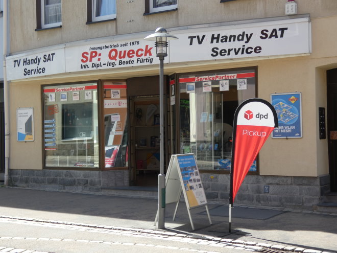 SP: Queck  TV Multimedia Mobilfunk, Schloßstr. 24 in Falkenstein/Vogtl.