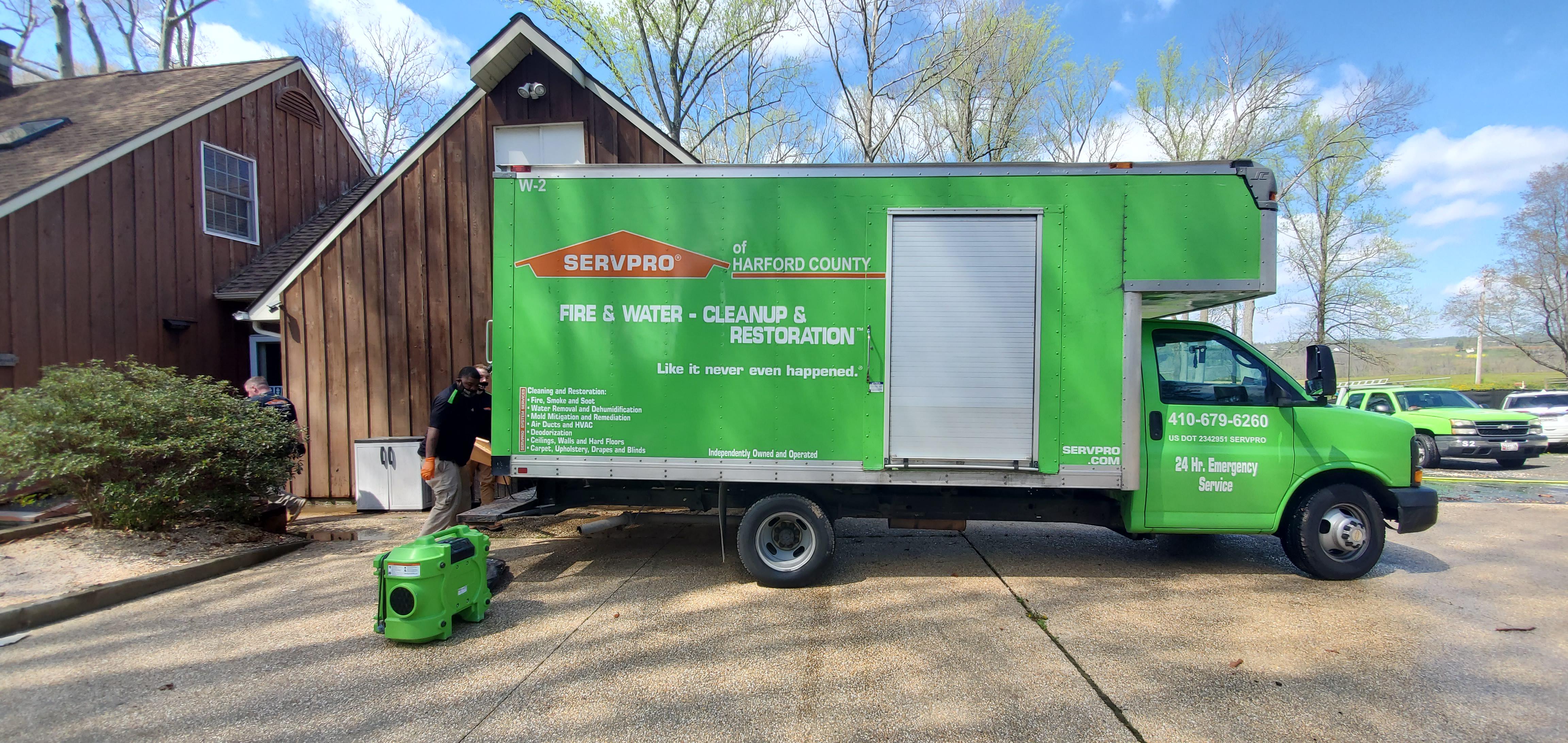 SERVPRO typical Truck