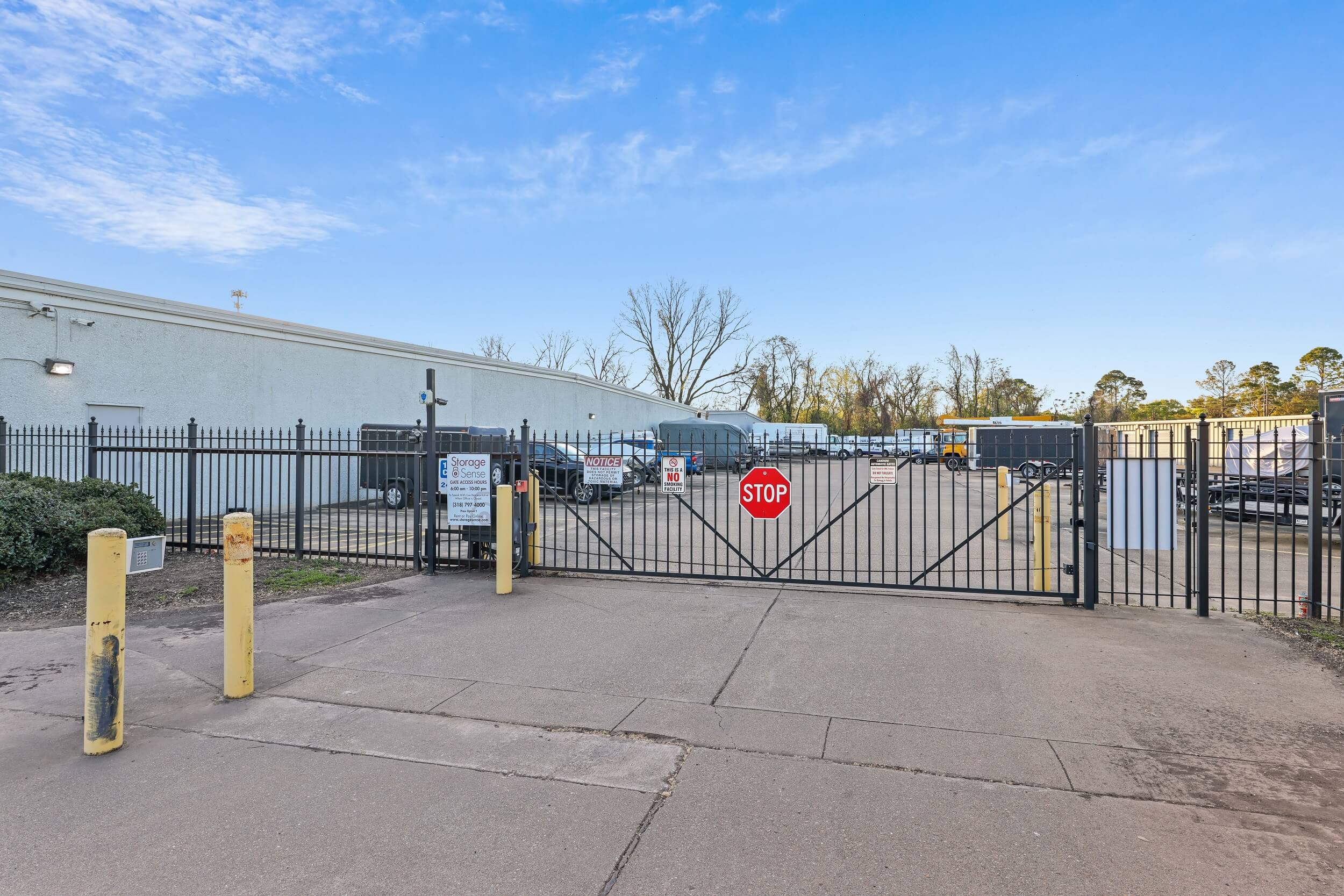 Gated Entrance to Storage Sense