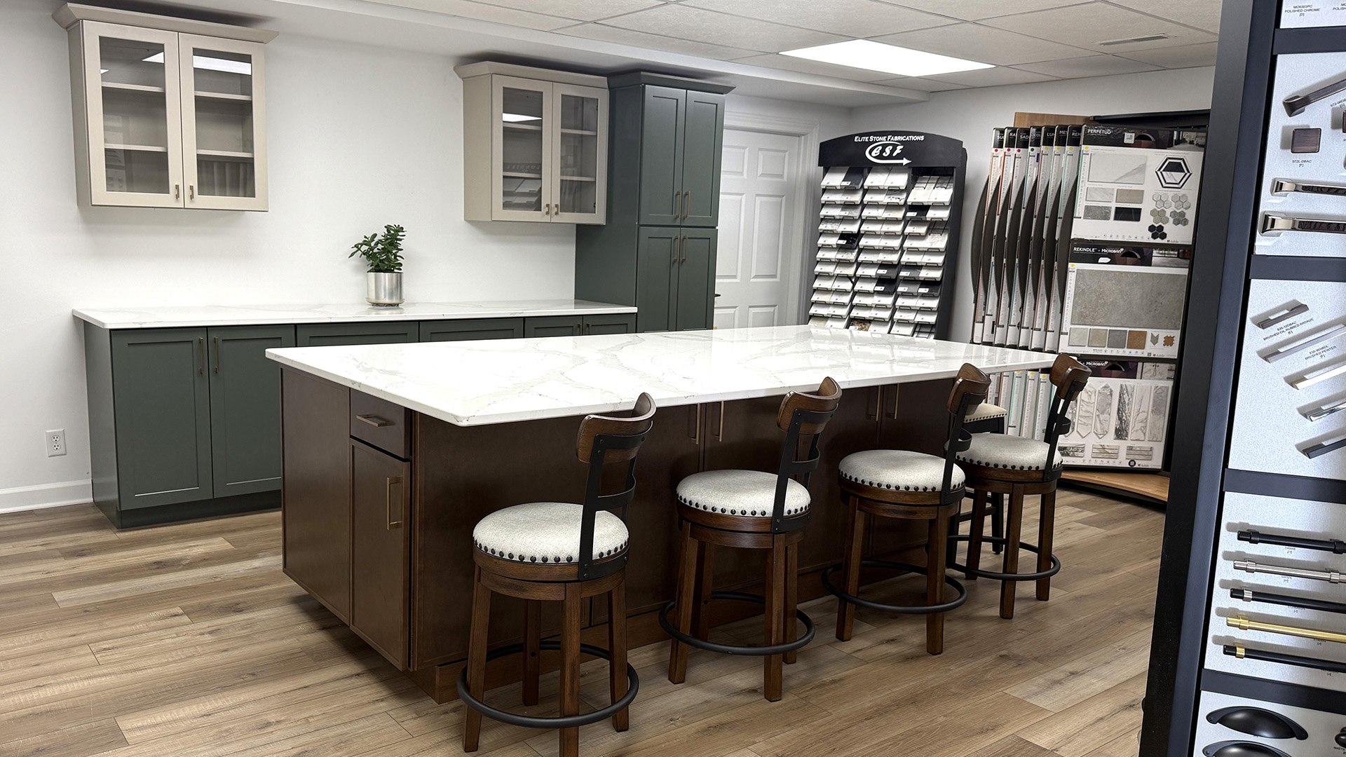 Style & Rail Kitchens - kitchen remodel Muscatine IA - Showroom Island