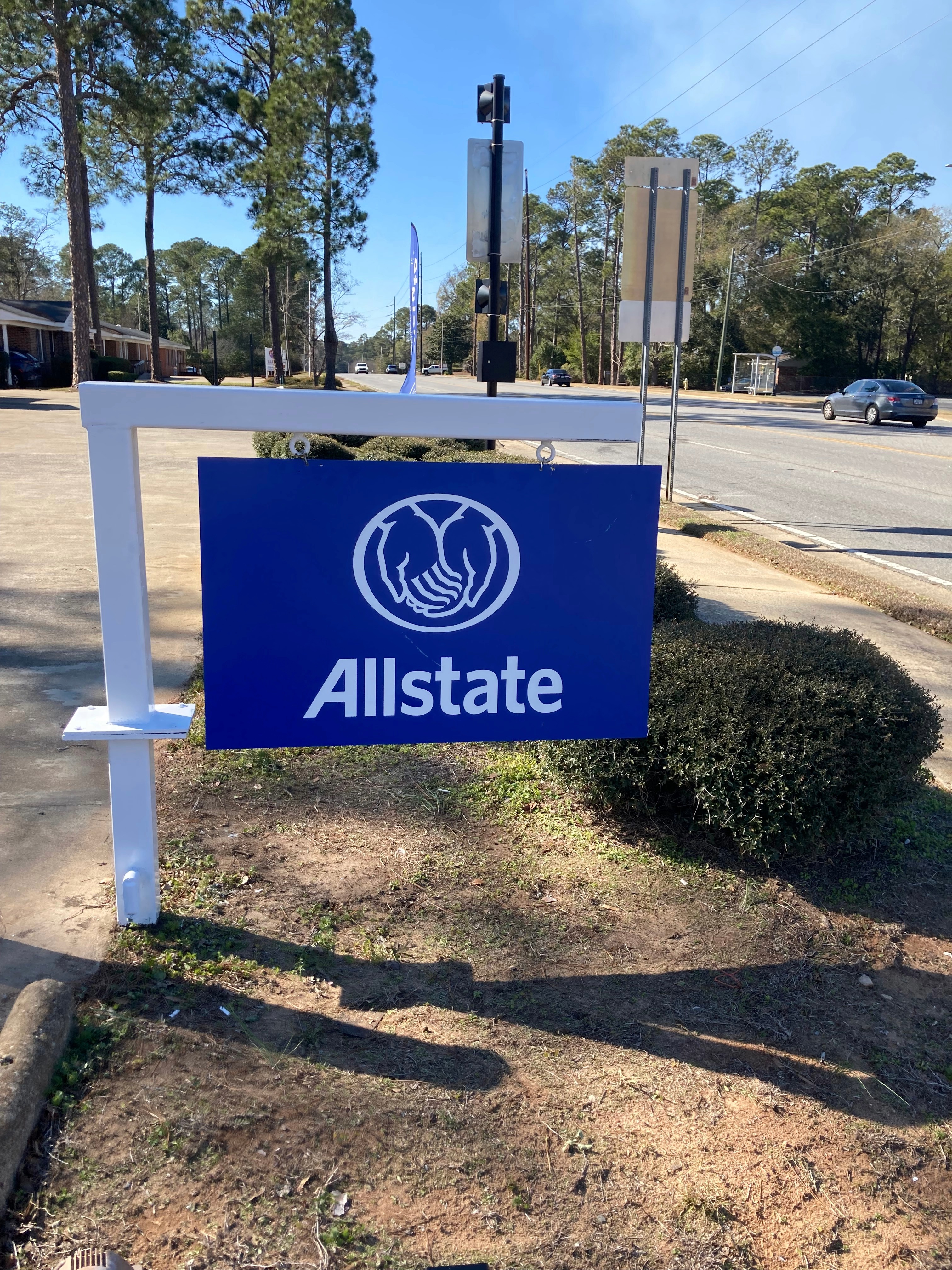 Allstate Road Sign