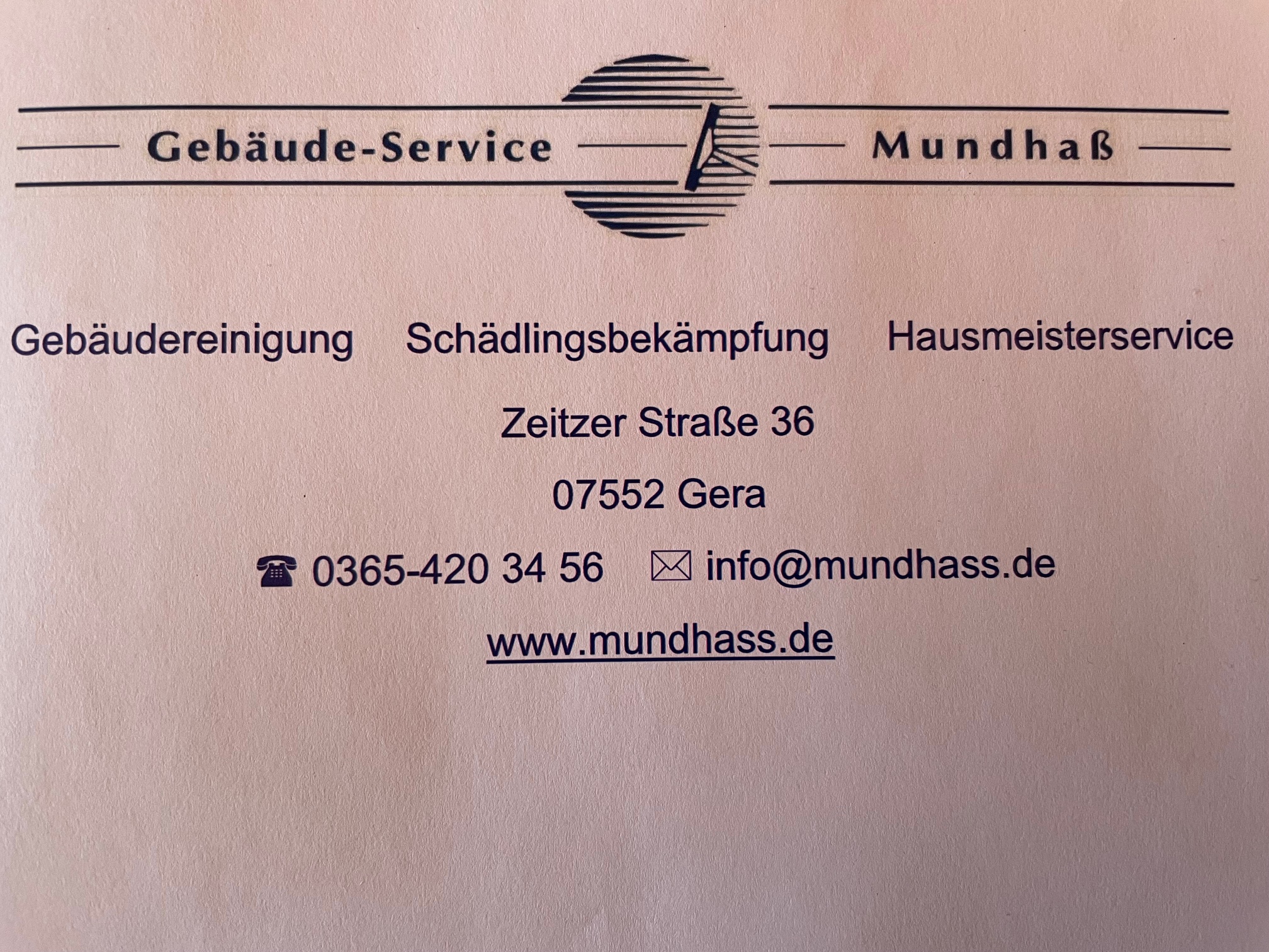 Gebäude-Service Mundhaß GmbH in Gera - Logo