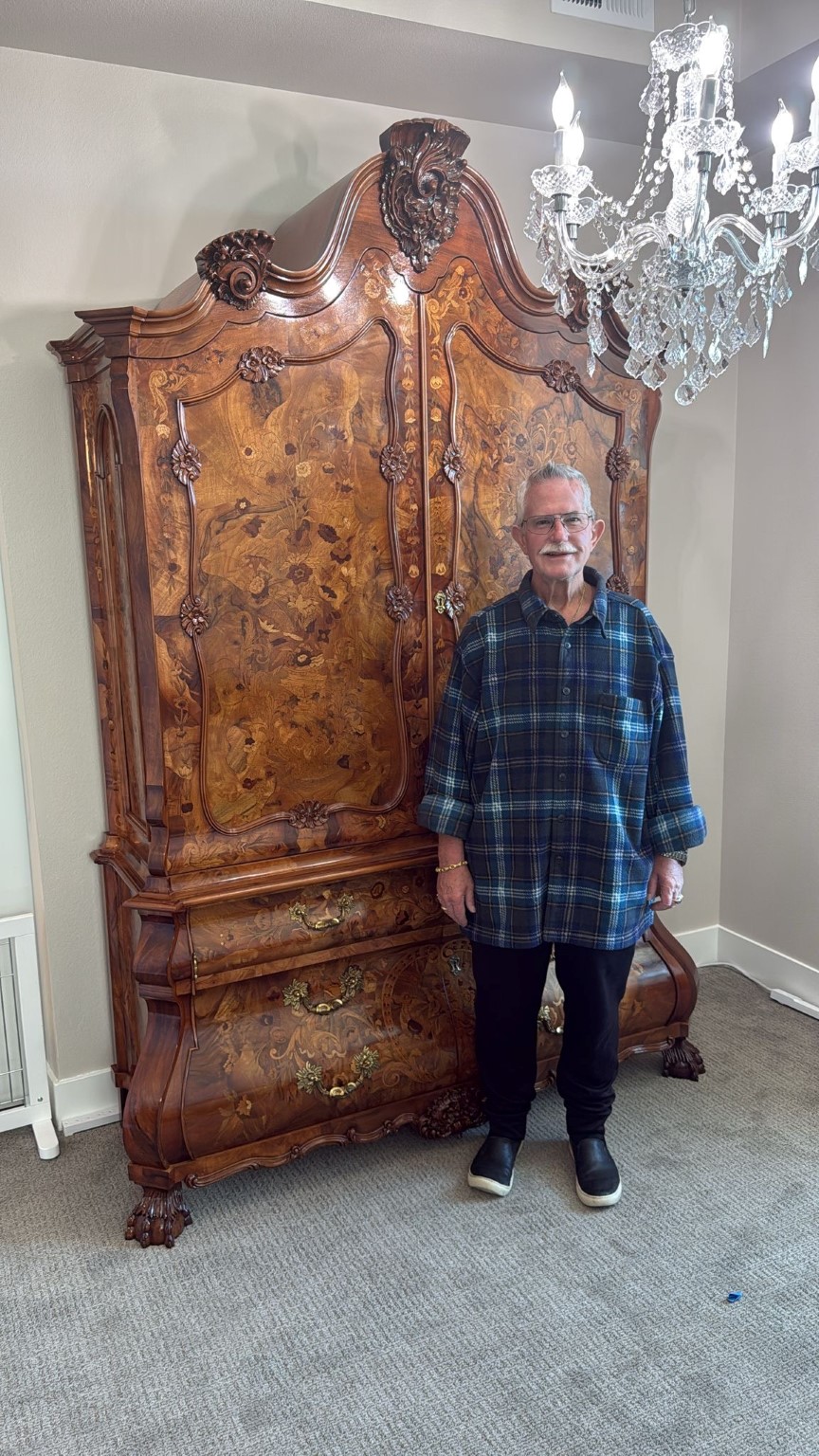 Antique cabinet refinish in Fort Collins