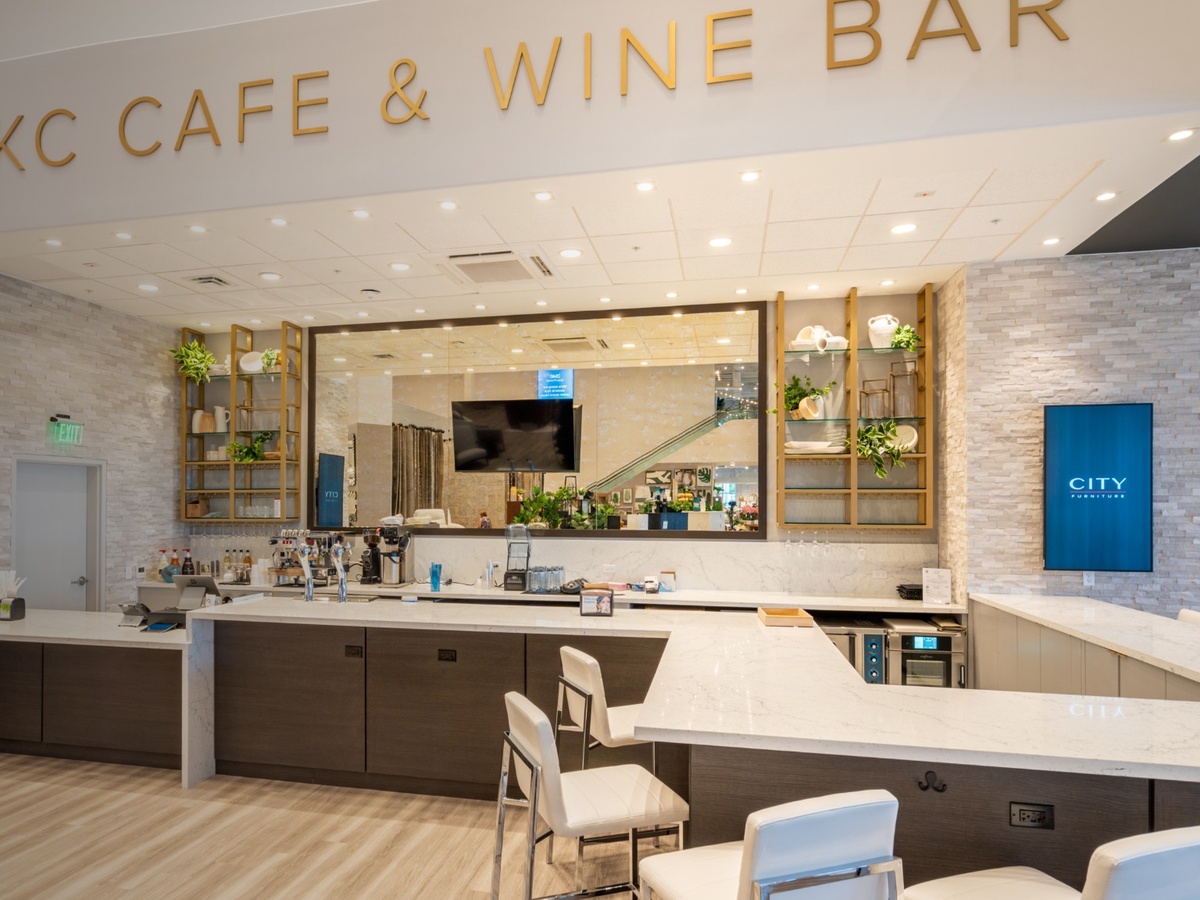 CITY HOME interior with KC Cafe and Wine Bar