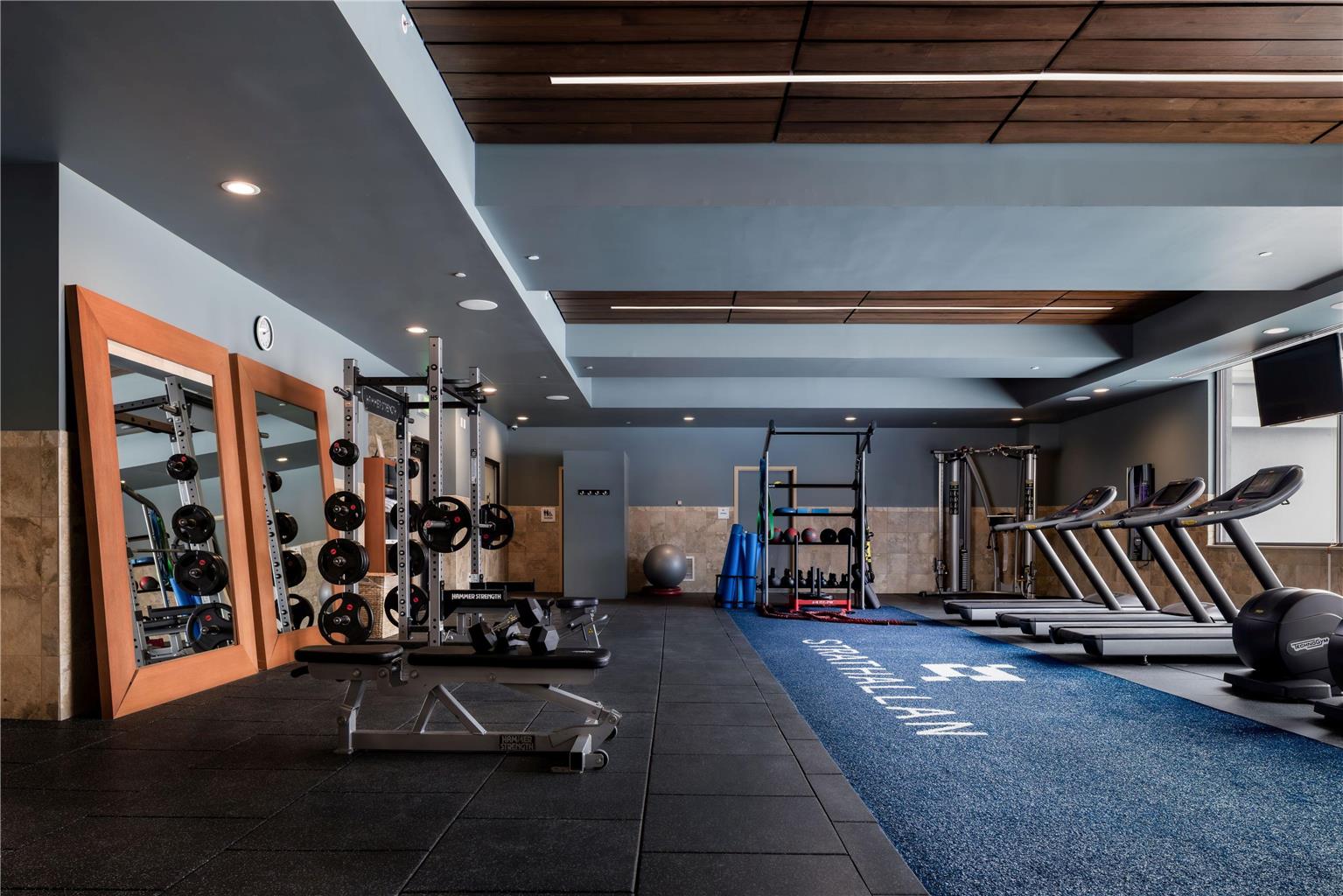 Health club fitness center gym
