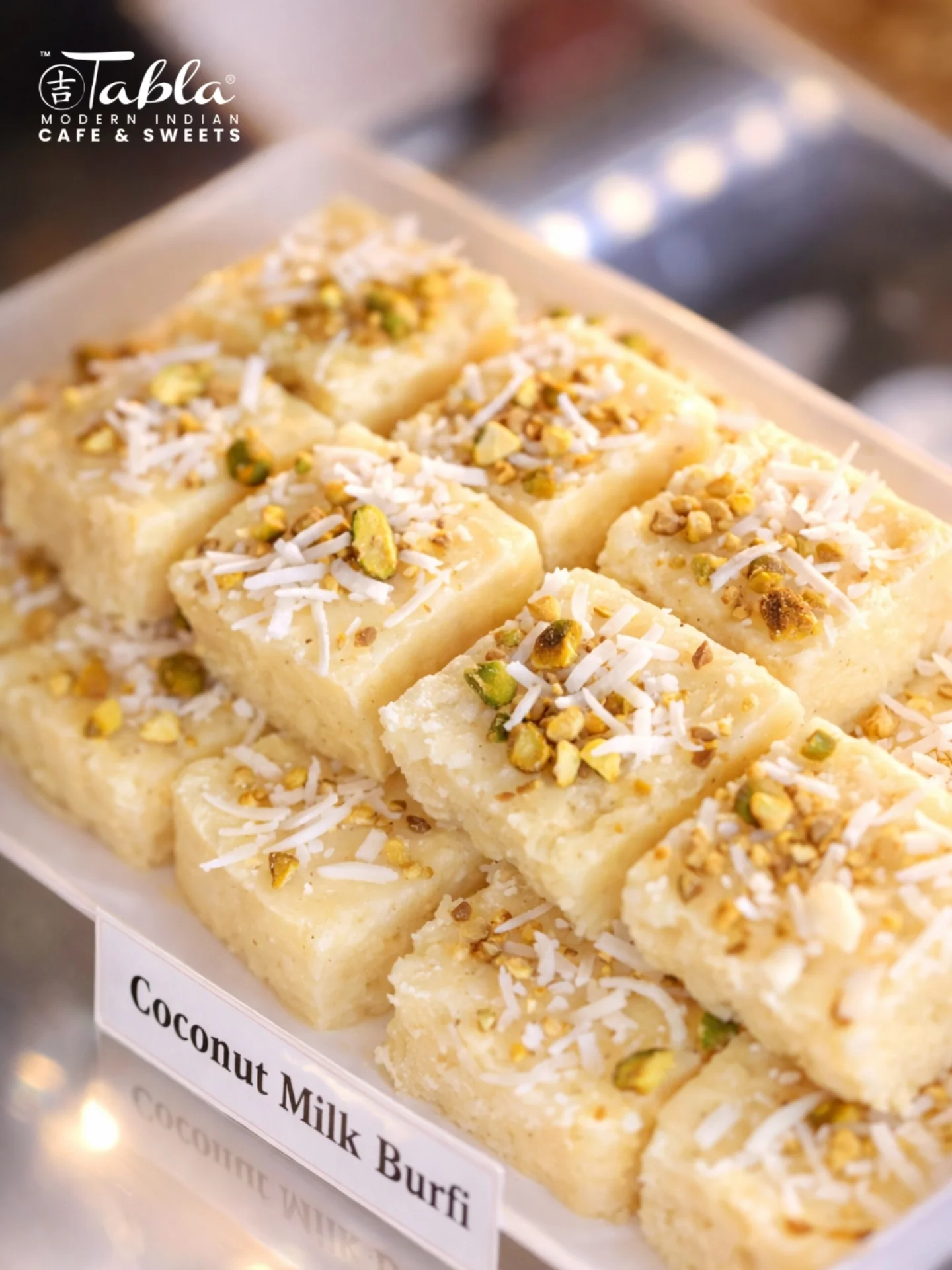 Coconut Milk Burfi 