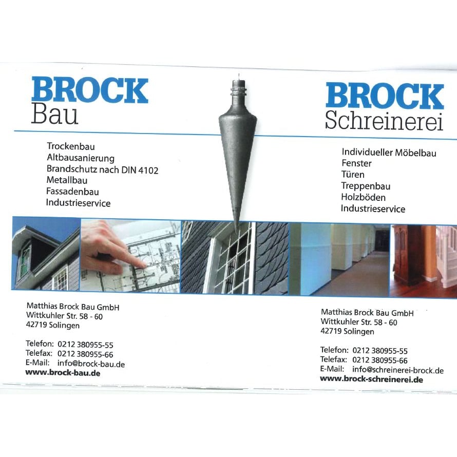 Matthias Brock Schreinerei GmbH in Solingen
