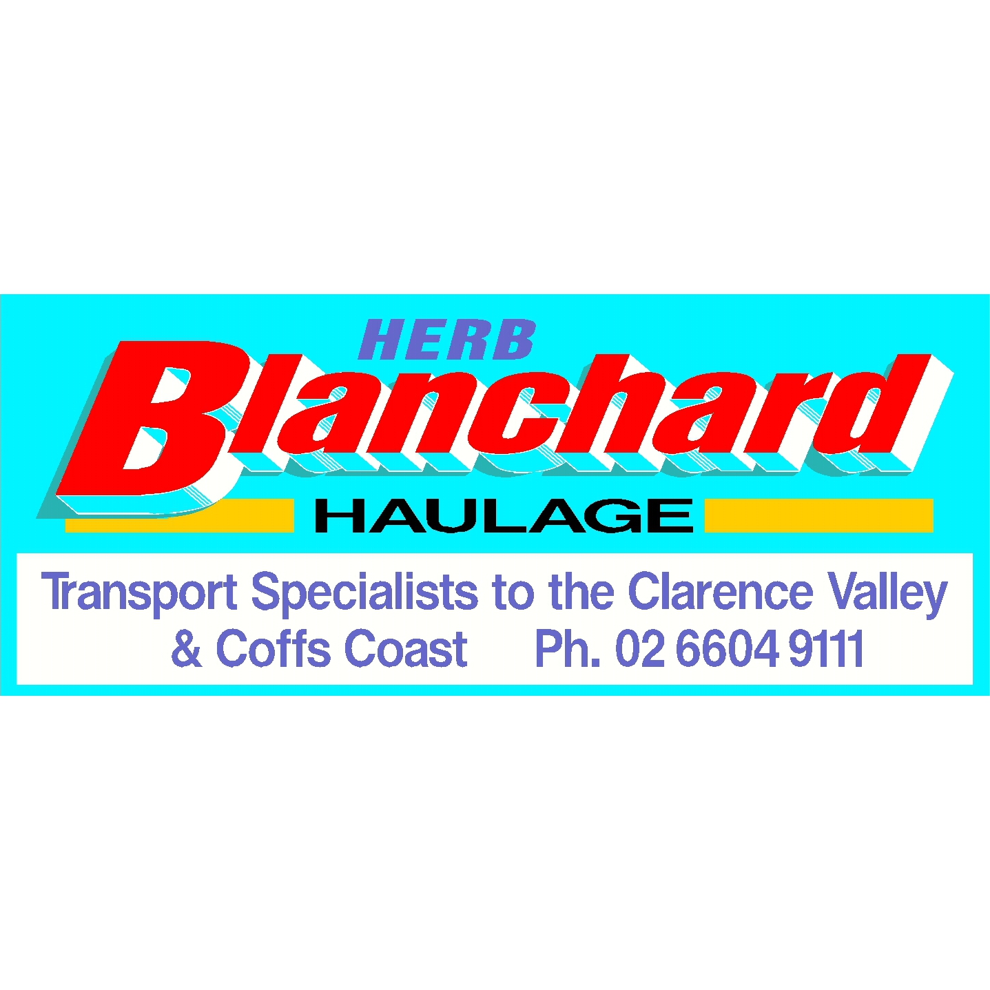 Blanchard, Herb Haulage Logo