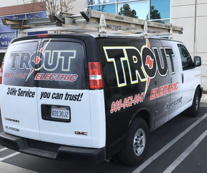 Trout Electric service van