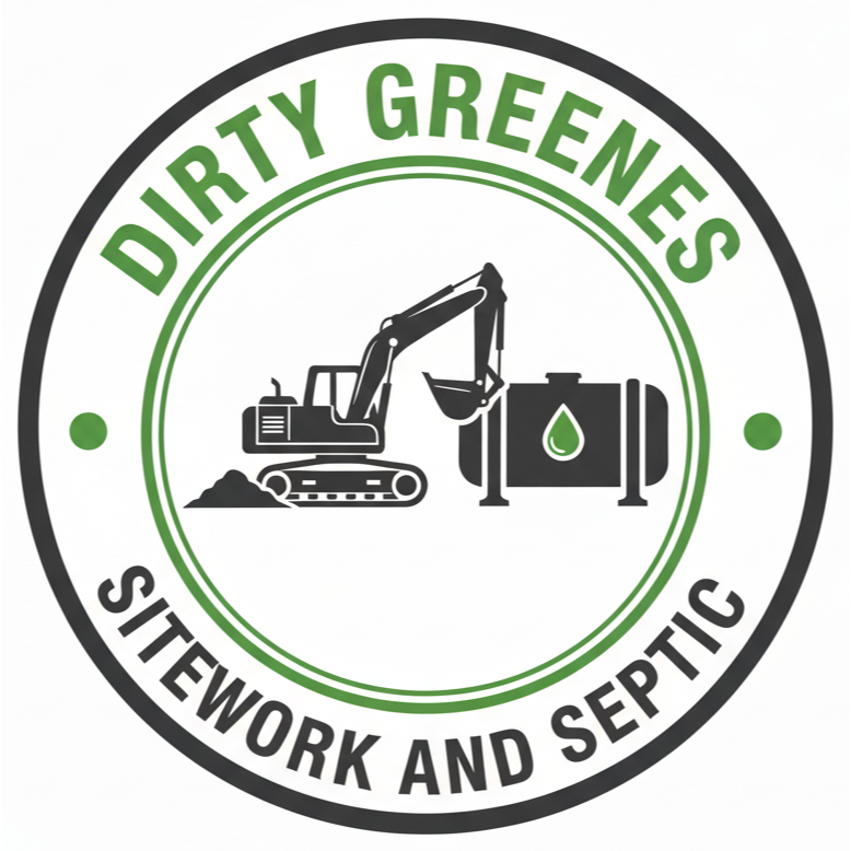 Dirty Greenes Sitework and Septic Logo