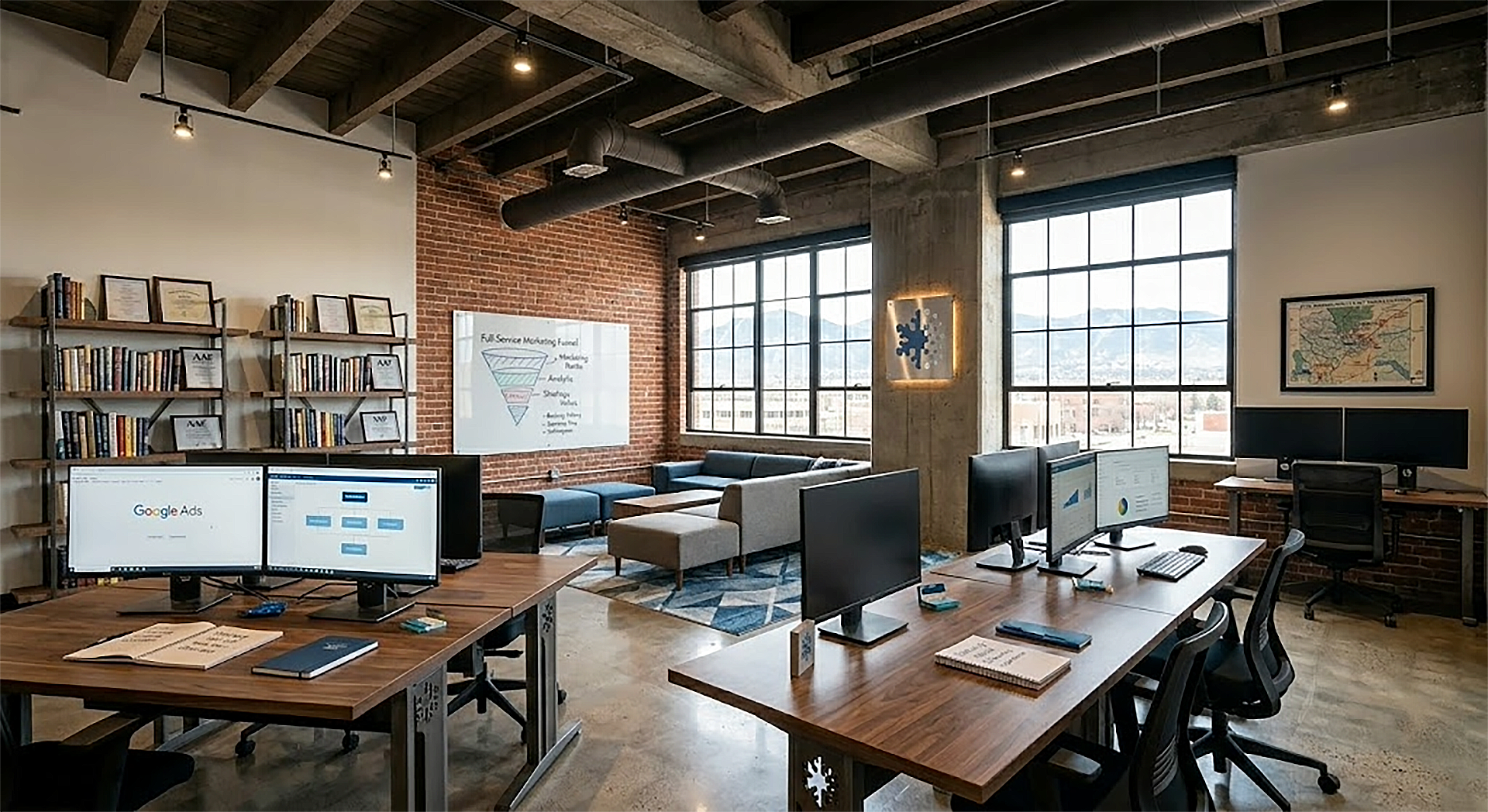 Frostbyte Creatives Main Work Area in Colorado Springs, CO