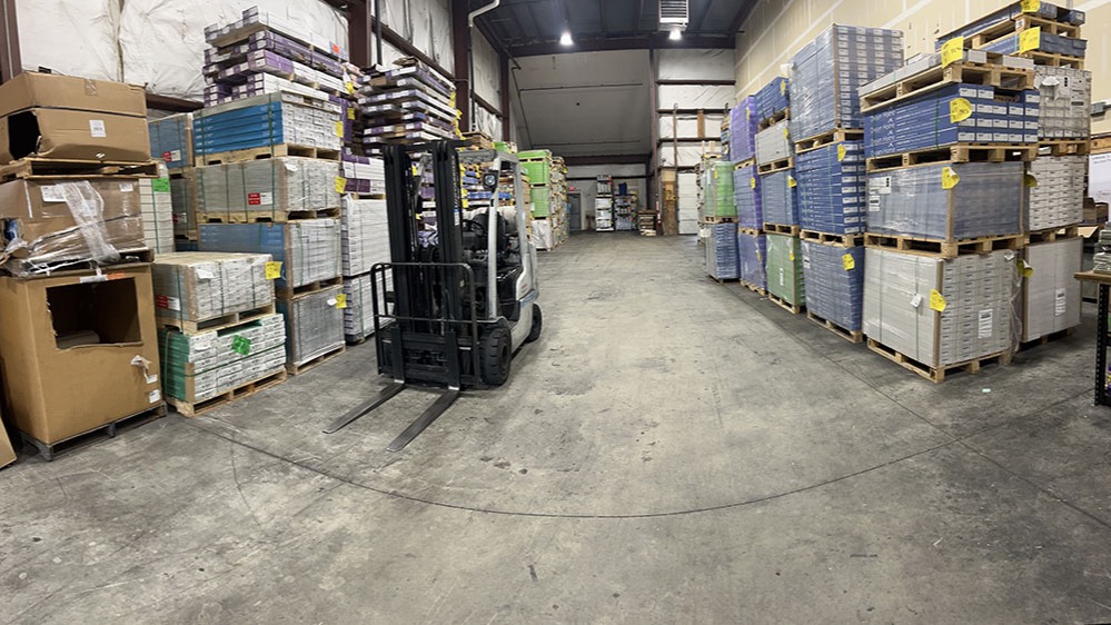 Interior of LL Flooring #1150 - Williston | Warehouse