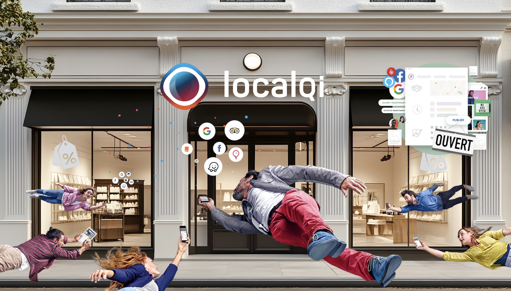 LOCALQI accompagne les petites et moyennes entreprises, ainsi que les réseaux multi-établissements, dans la gestion et l'optimisation de leur visibilité locale.