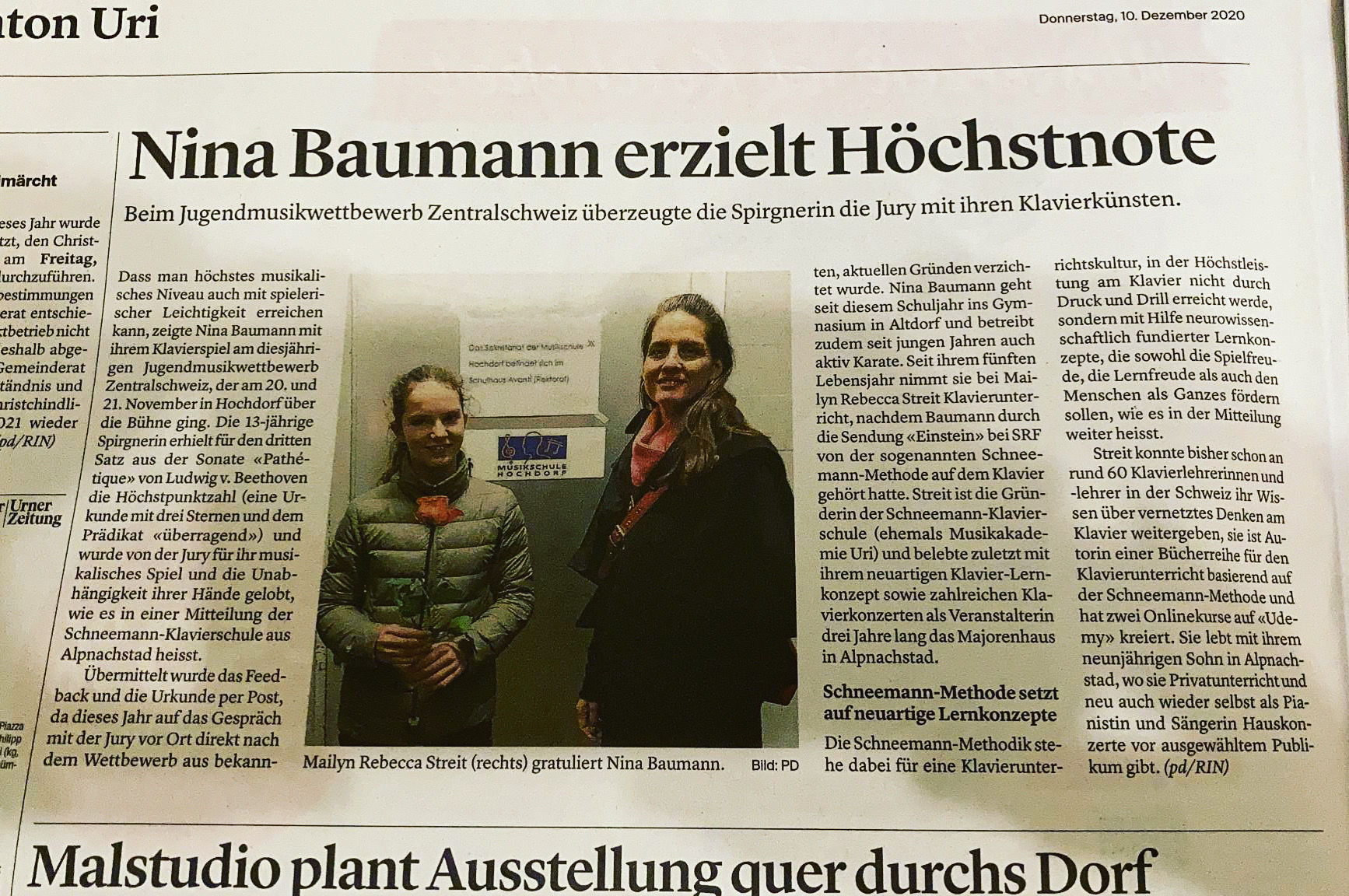 Bilder SCHNEEMANN®-Klavierschule - Mailyn Rebecca Henseler