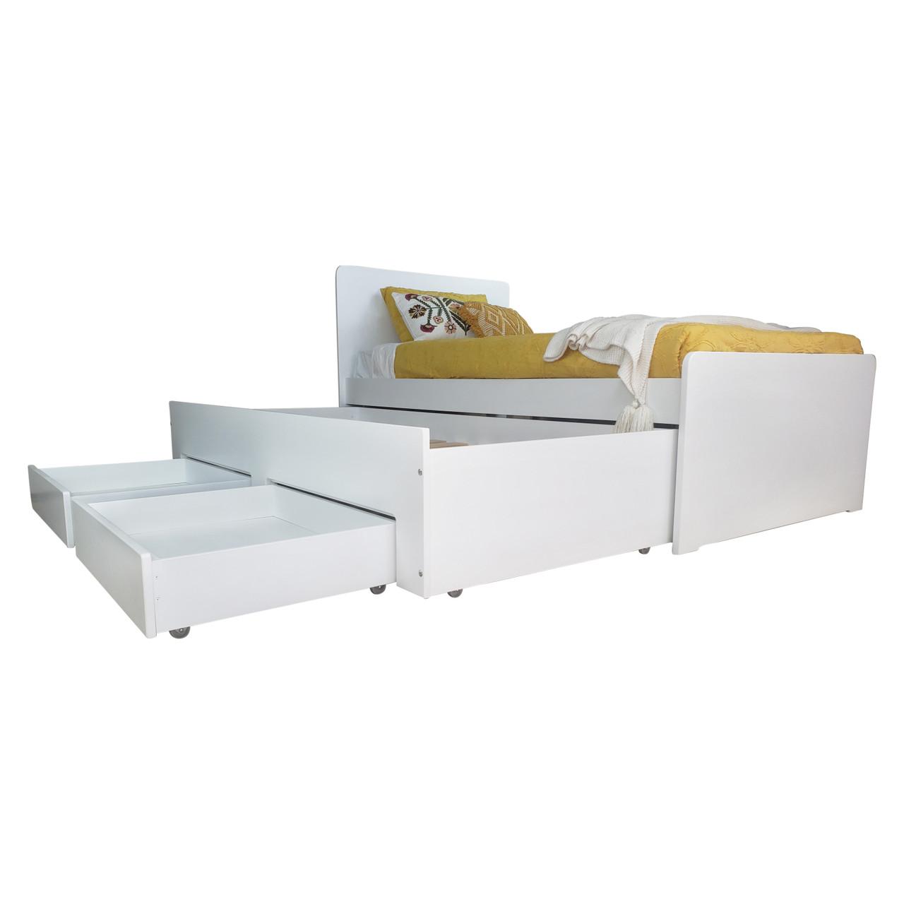 The Quokka King Single bed with single trundle bed and 2 x drawers Australian Furniture Makers Pty Ltd Ballarat 0449 048 686