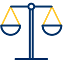 Scales of justice icon.