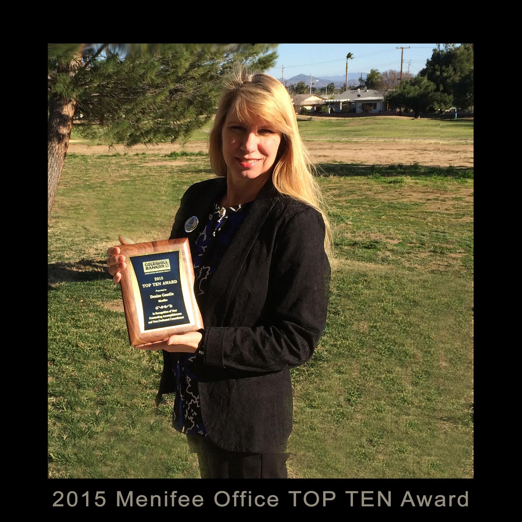 Coldwell Banker Associated Brokers Realty - Office Top 10 award