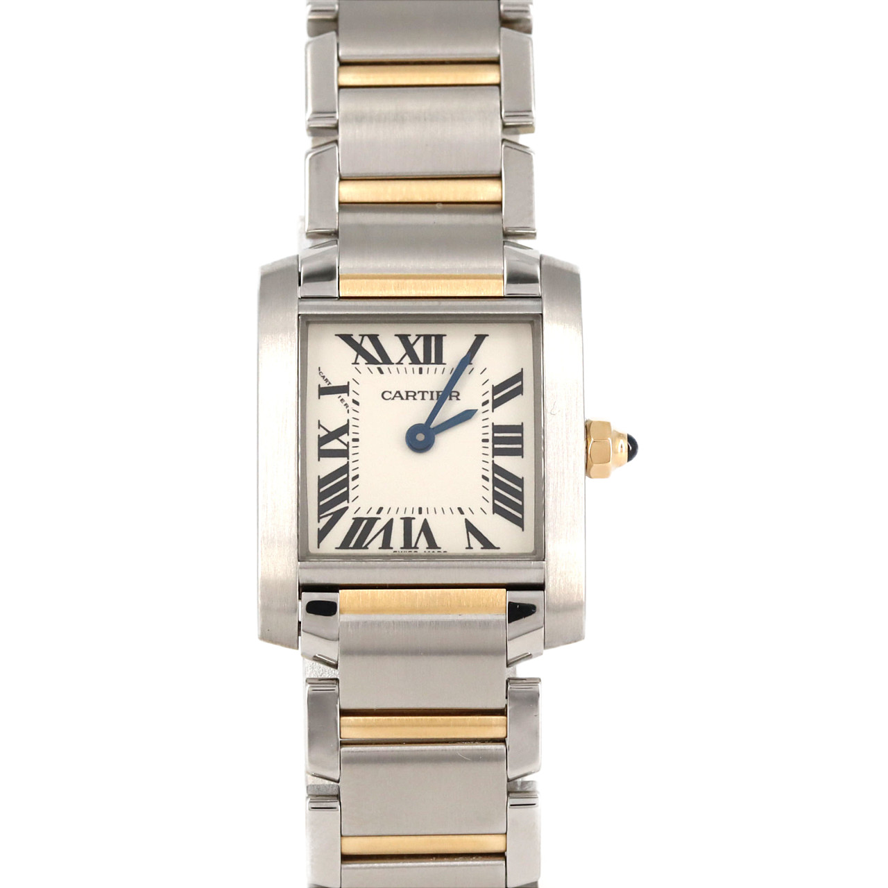 カルティエ タンクフランセーズSM コンビ W51007Q4