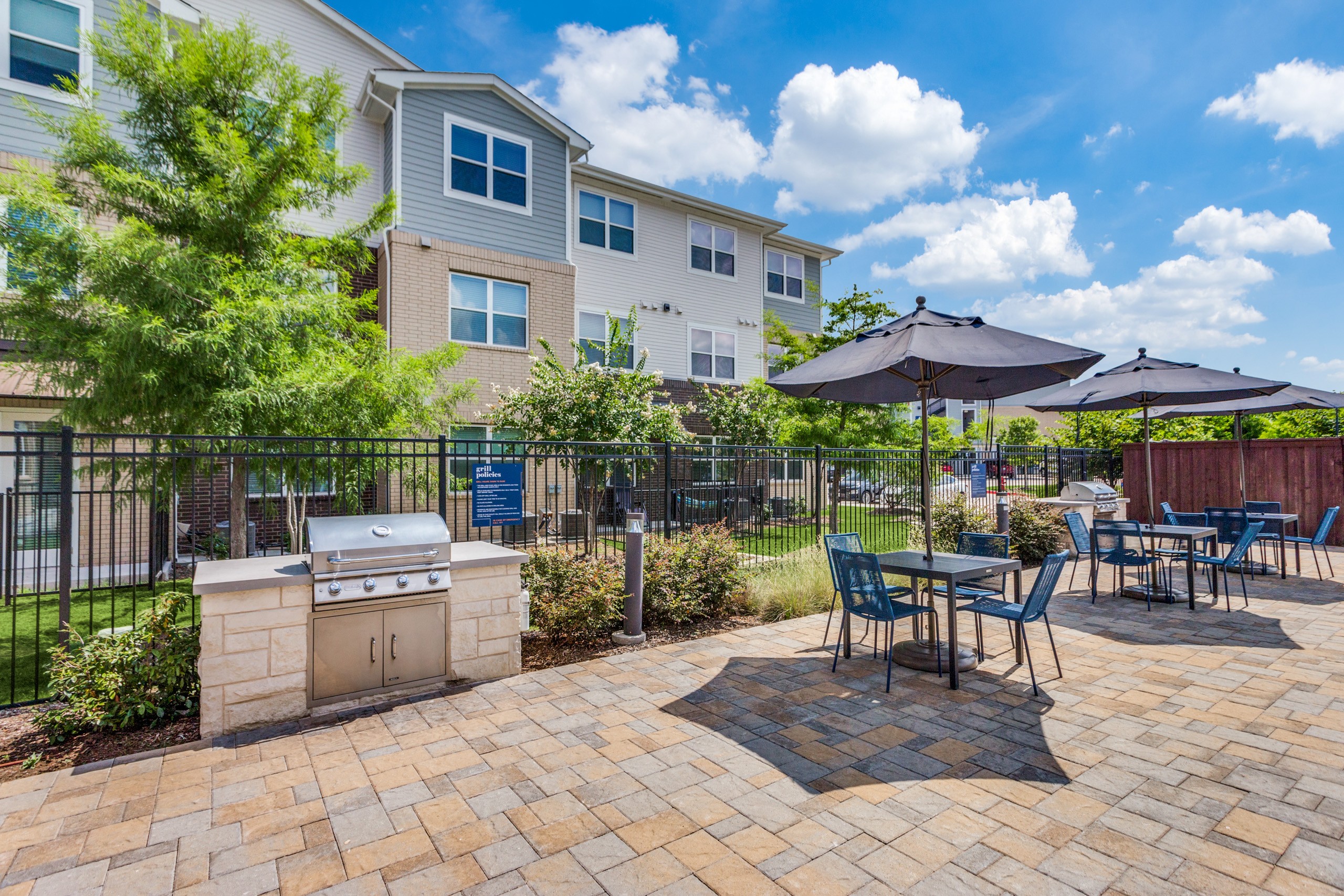 Spacious Patio With Sitting Arrangements with BBQ